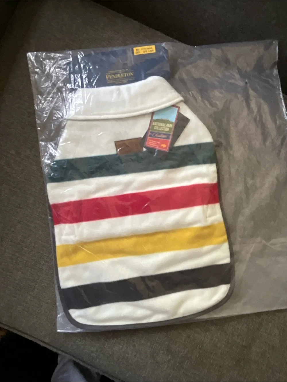 New Pendleton National Park striped dog vest M up to 30 lb